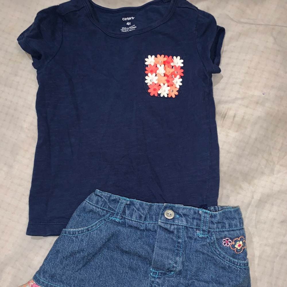 ❣️GIRLS❣️ Carters outfit- Neon flowers